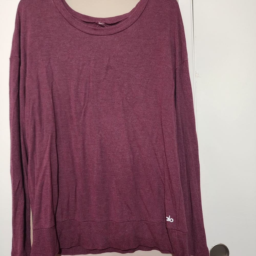ALO Yoga Women's Plum Crew Neck Sweater